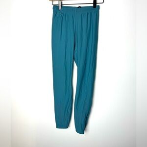 Patagonia Hiking Outdoor pants turquoise blue Size Small Zip Ankle